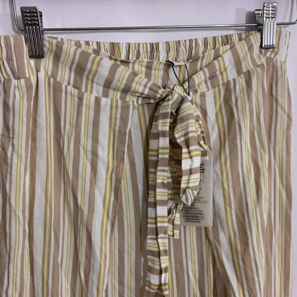 Anthropologie Peixoto Resort 2 piece Set Wide Leg Pant Crop Top Beach Wear M - Picture 10 of 16